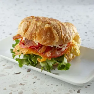 Ultimately Egg pesto on croissant