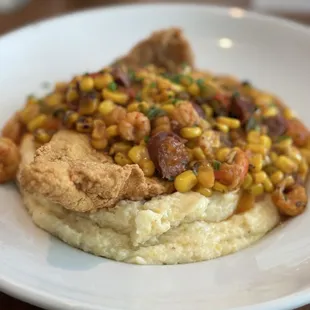 Catfish and grits