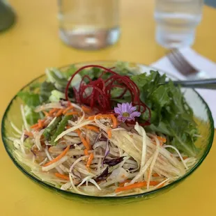 Papaya salad.