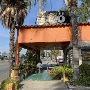 Sits right on Redlands Blvd.