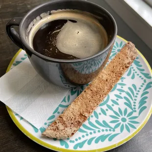 Coffee and biscotti