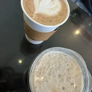 mexican latte &amp; blended dominican mocha