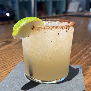 The Margarita with Ghost spicy tequila.
