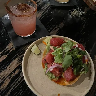 Tuna Tostada
