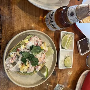 Shrimp Tostada
