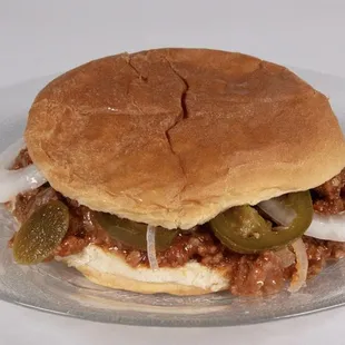 Sloppy Char Burger