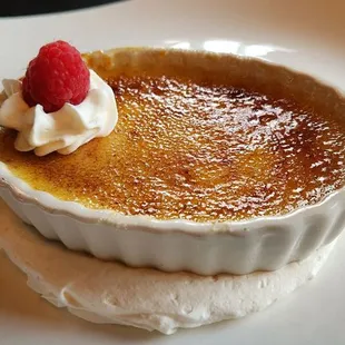 Creme brulee.
