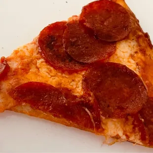 Simple double pepperoni pizza