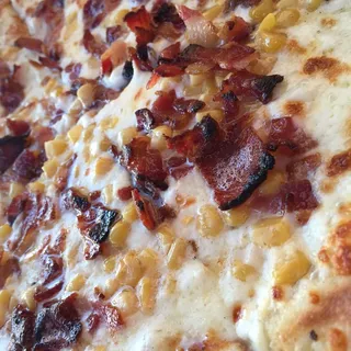 Bacon and Corn Pizza 11"