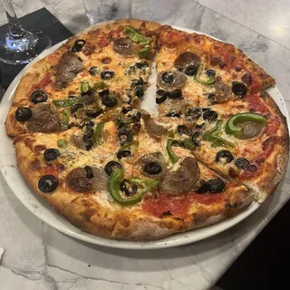 Sausage and Peppers Pizza 11"