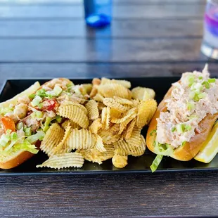 Underwhelming lobster roll two ways
