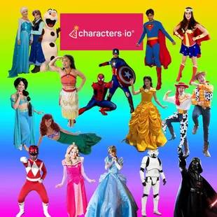 Characters.io - The BEST Character company in America!