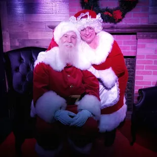 Santa &amp; Mrs Claus!