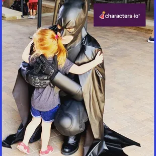 Batman always time when fighting crime for hugs!