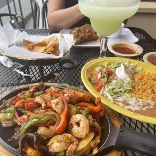 Fajitas were on point! Birria tacos were amazing as well.