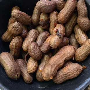 Boiled yummy amazing peanuts