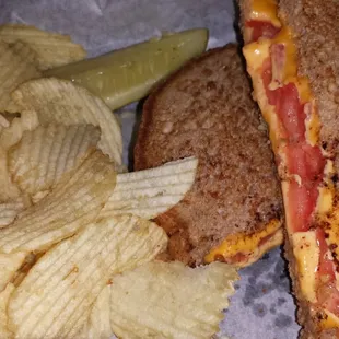 Grilled cheese with maters