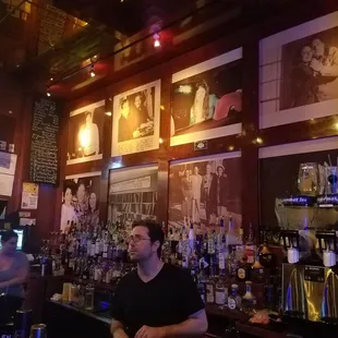 a man sitting at a bar