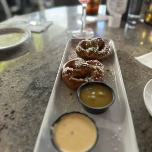 Pretzel appetizer