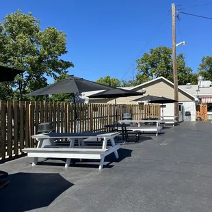 Outside seating