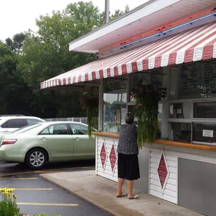 Nostalgic drive-in and ice cream