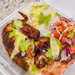 #C2 - 1/2 CHICKEN ($13.89)