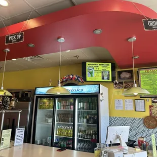 Order and pick-up area