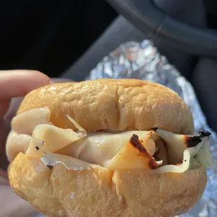 turkey on kaiser roll