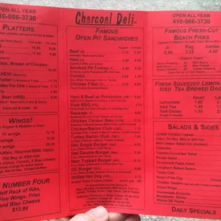 Menu with awesome thumb.part 2.