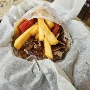 Homemade Greek Gyro