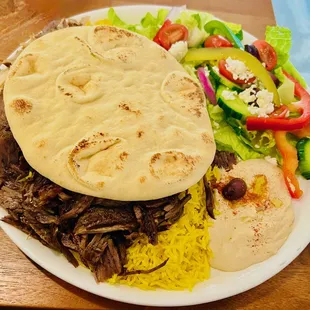 mixed shawarma plate