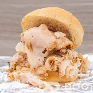 a chicken sandwich on a bun