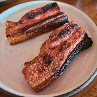 Grilled Thick Bacon