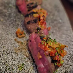 steak, food