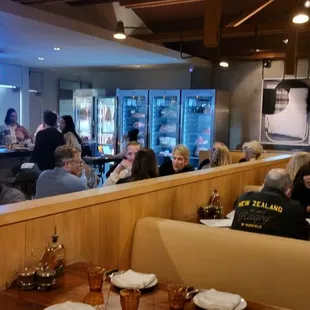 interior, sushi and sashimi