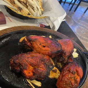 a plate of food on a table