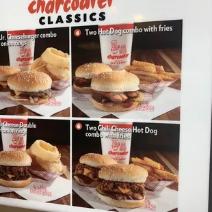 Snapshot of the menu