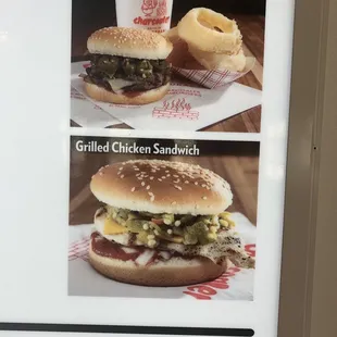 And another snapshot of the menu.