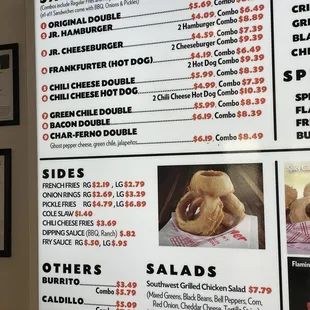 menu, sushi and sashimi