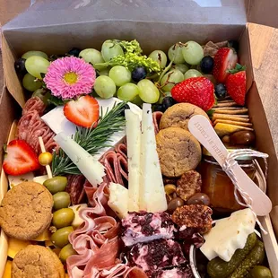 Gluten free charcuterie box.
