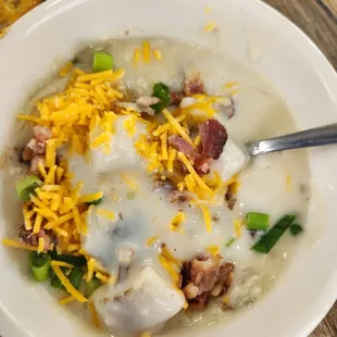 Loaded potato soup