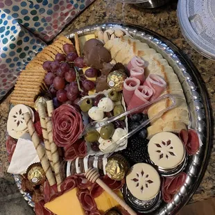 The platter we received!