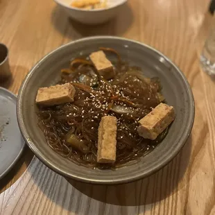 Tofu glass noodles