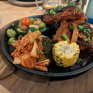 Spicy braised pork ribs