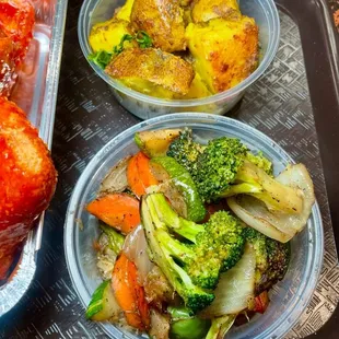 Small Mixed Grilled Veggie Small Seasoned Potato