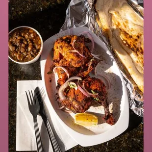 chicken wings and fried chicken, food