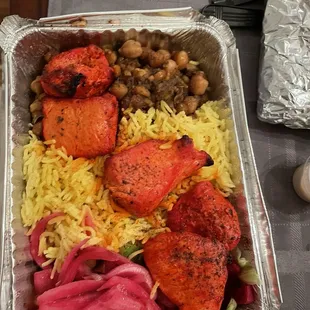 Chicken Tikka Kabob Meal