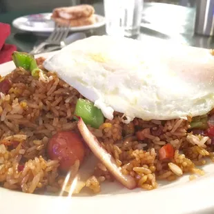 Frank's fried rice for breakfast
