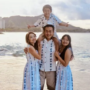 Waikiki beach with Diamond Head background