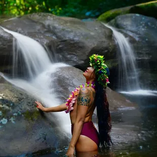 I promise this is only a 15 min waterfall hike